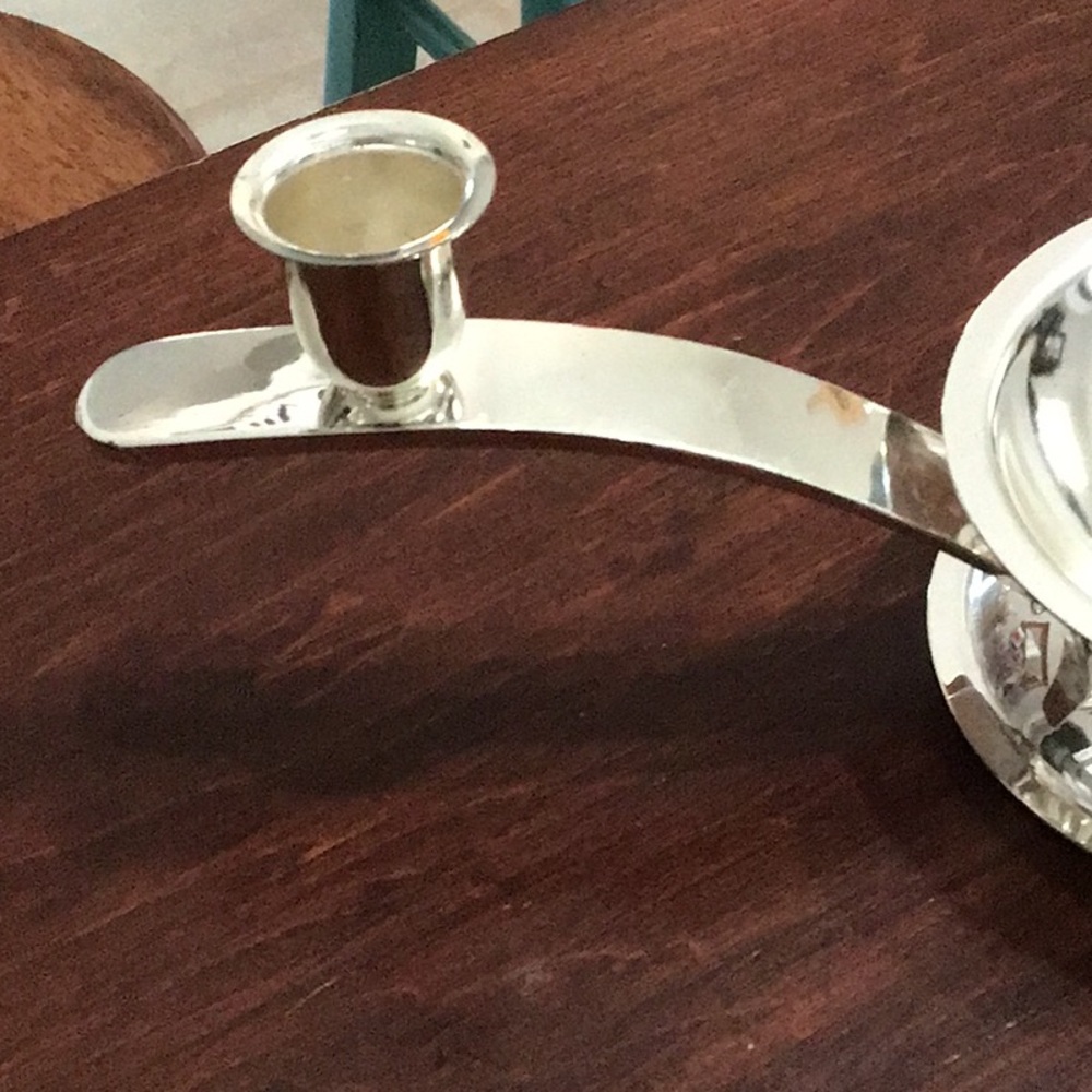 Beautiful metal/brass candle holder - Picture 3 of 7
